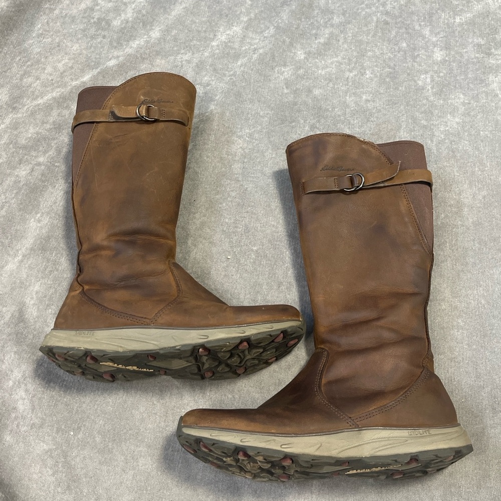 Eddie Bauer leather boots brown size 7.5